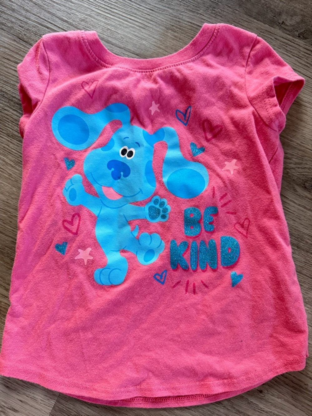 Toddler girl Pink "Be Kind" Blues Clues Graphic Tee